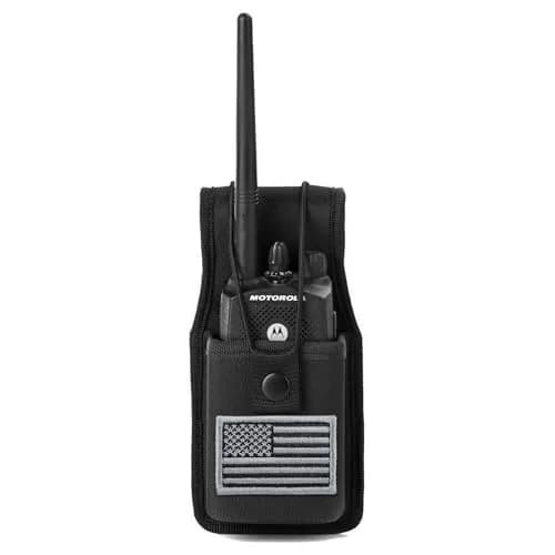 LUITON Universal Radio Case 22.6cm (7.1in) | Durable Nylon Holster with Belt Loop for Two-Way Radios thumbnail 1
