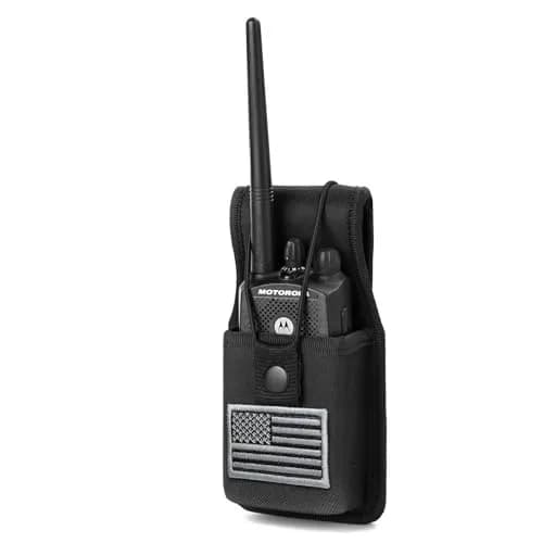 LUITON Universal Radio Case 22.6cm (7.1in) | Durable Nylon Holster with Belt Loop for Two-Way Radios thumbnail 2