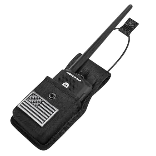 LUITON Universal Radio Case 22.6cm (7.1in) | Durable Nylon Holster with Belt Loop for Two-Way Radios thumbnail 3