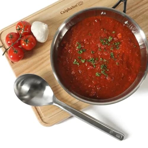 Calphalon Prime Stainless Steel Cooking Spoon | Stirring & Serving Utensil with Weighted Handle thumbnail 7