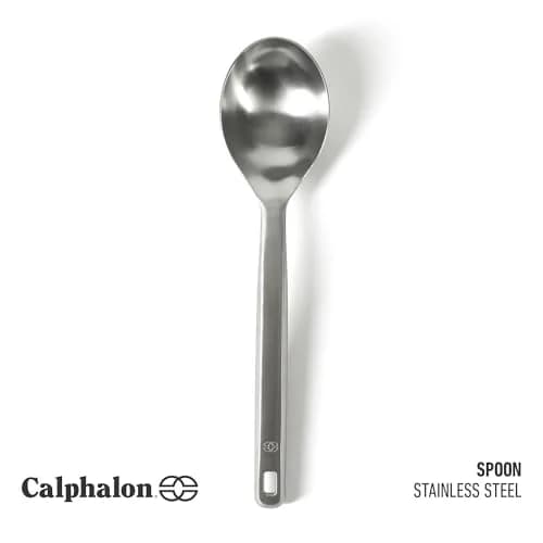 Calphalon Prime Stainless Steel Cooking Spoon | Stirring & Serving Utensil with Weighted Handle thumbnail 2