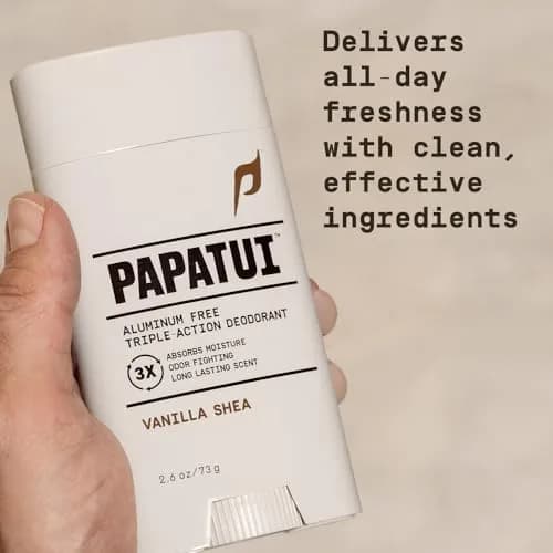 PAPATUI by Dwayne Johnson Aluminum-Free Deodorant Vanilla Shea 2.6oz | All-Day Odor Protection for Men thumbnail 4