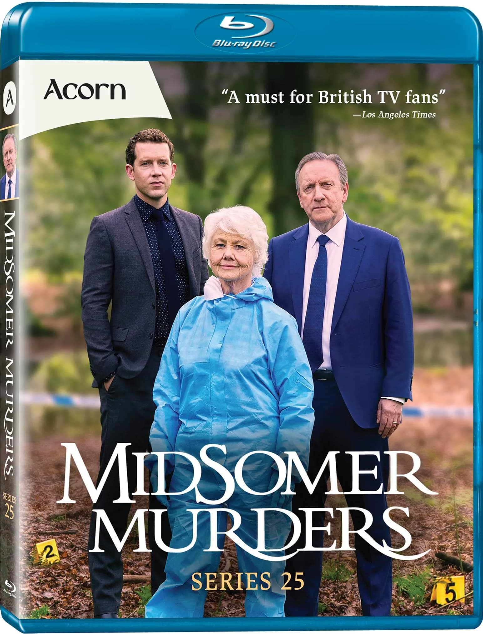 AcornMedia Midsomer Murders Series 25 [Blu-Ray] | British TV Crime Drama in 16:9