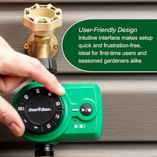 Rain Bird Simple-Set Hose End Timer 1ZEHTMRS 1-Minute to 2-Hour Run Time | Battery Operated, 3/4" Brass Inlet thumbnail 9