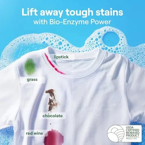 Seventh Generation Concentrated Liquid Laundry Detergent Fresh Scent 1.18 L (40 Fl Oz) | USDA Biobased Formula Fights Stains & Odor thumbnail 4