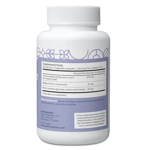 Pattern Wellness Stone Care Complex Supplement – 120 Capsules | Supports Kidney & Urinary Health thumbnail 3