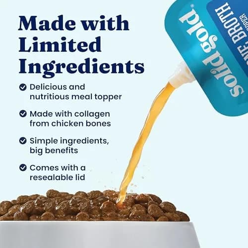 Solid Gold Chicken Bone Broth for Dogs | Gut Health & Hydration Support (80-120 chars) thumbnail 2