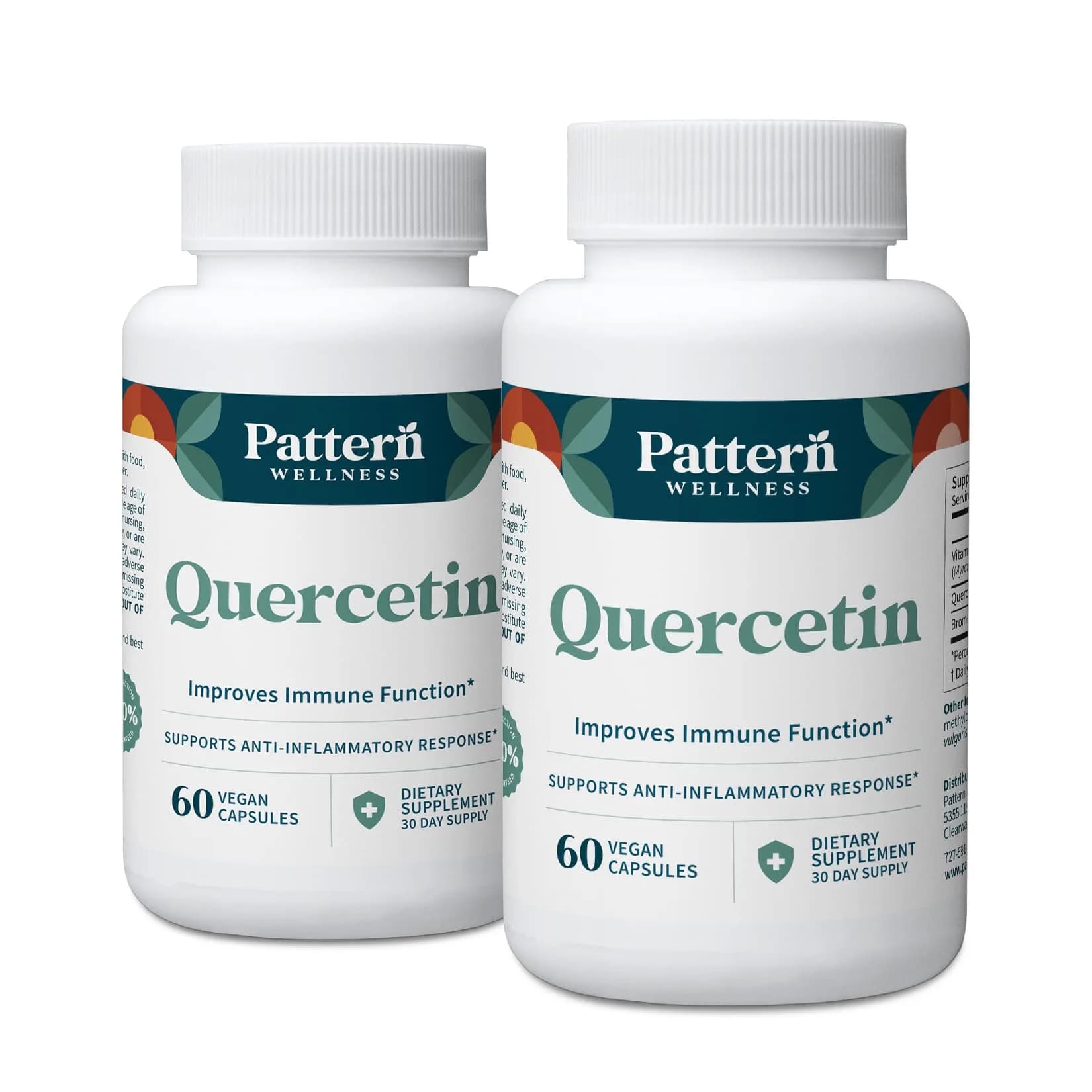 Pattern Wellness Quercetin Supplement – 120 Vegan Capsules | Antioxidant & Immune Support in India