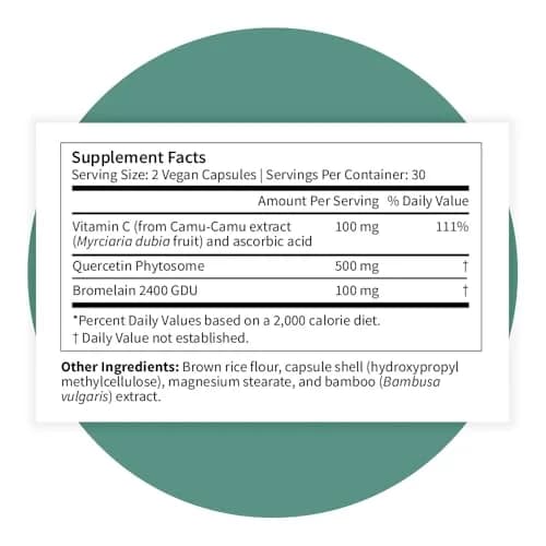 Pattern Wellness Quercetin Supplement – 120 Vegan Capsules | Antioxidant & Immune Support in India thumbnail 8