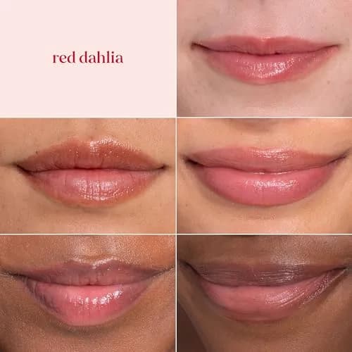 Burt's Bees Tinted Lip Balm Value Pack, Red Dahlia, Daisy & Rose, 0.45 oz (3 Tubes) | 8-Hour Moisture & Hint of Color thumbnail 5