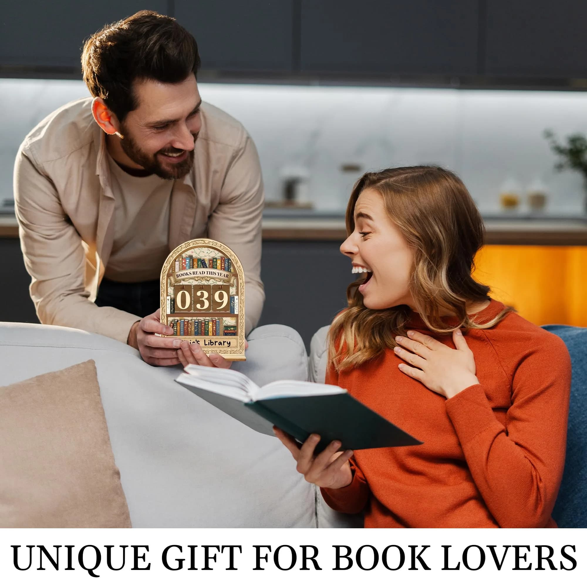 DINIZON Modern Floral Books Read This Year Counter 17.8 cm (7 Inch) | Track Reading Progress - view 2