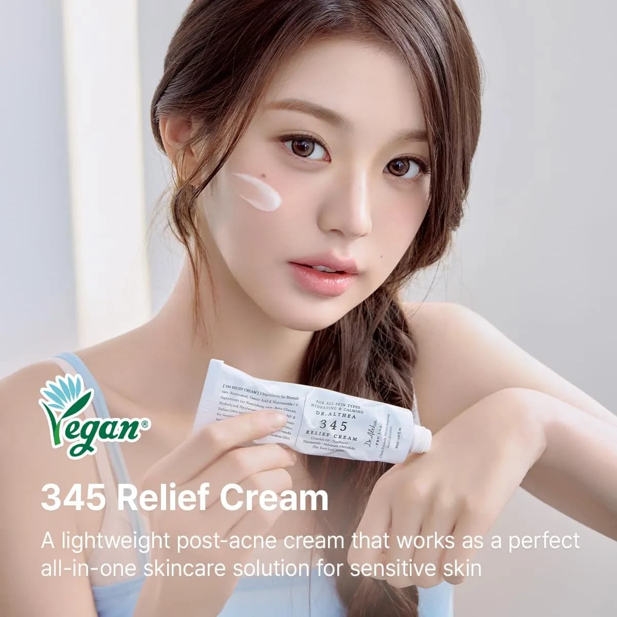 Dr.Althea Vegan Relief Cream 15ml (0.50 Fl Oz) | Soothing Blemish Care - view 2