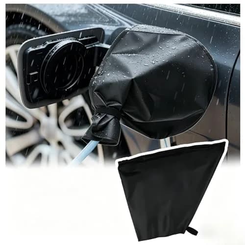 YGDMD Magnetic EV Charger Cover for Outdoor, Heavy-Duty Waterproof EV Charger Rain Cover for Iron-Bodied Electric Vehicles, Portable EVs Chargers Port Covers Automotive Exterior Accessories 53cm (20.47in) thumbnail 1