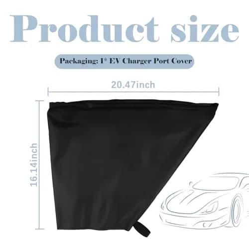 YGDMD Magnetic EV Charger Cover for Outdoor, Heavy-Duty Waterproof EV Charger Rain Cover for Iron-Bodied Electric Vehicles, Portable EVs Chargers Port Covers Automotive Exterior Accessories 53cm (20.47in) thumbnail 2