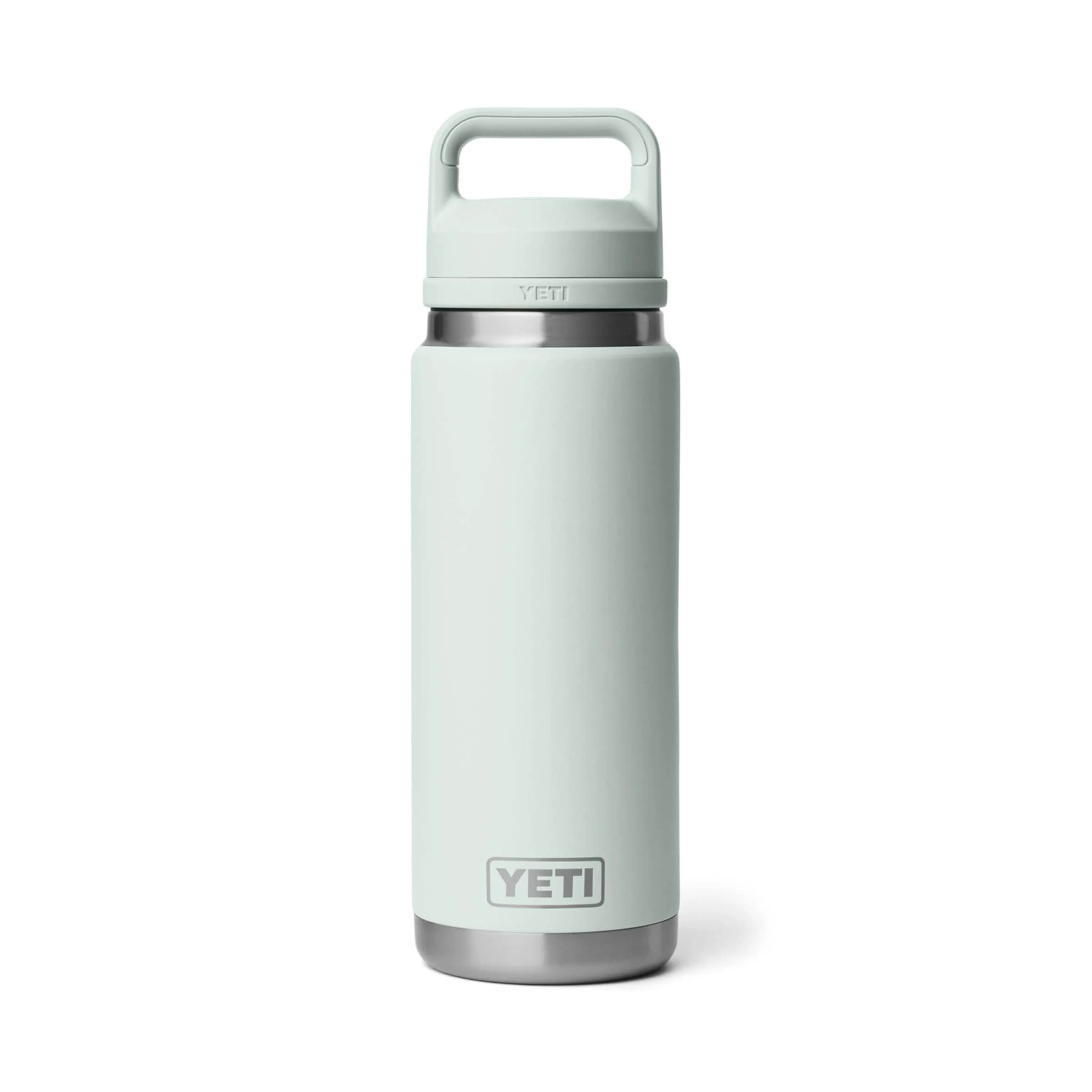 YETI Rambler 26 oz Bottle, Vacuum Insulated, Stainless Steel with Chug Cap, Seafoam | 750ml (26 oz)