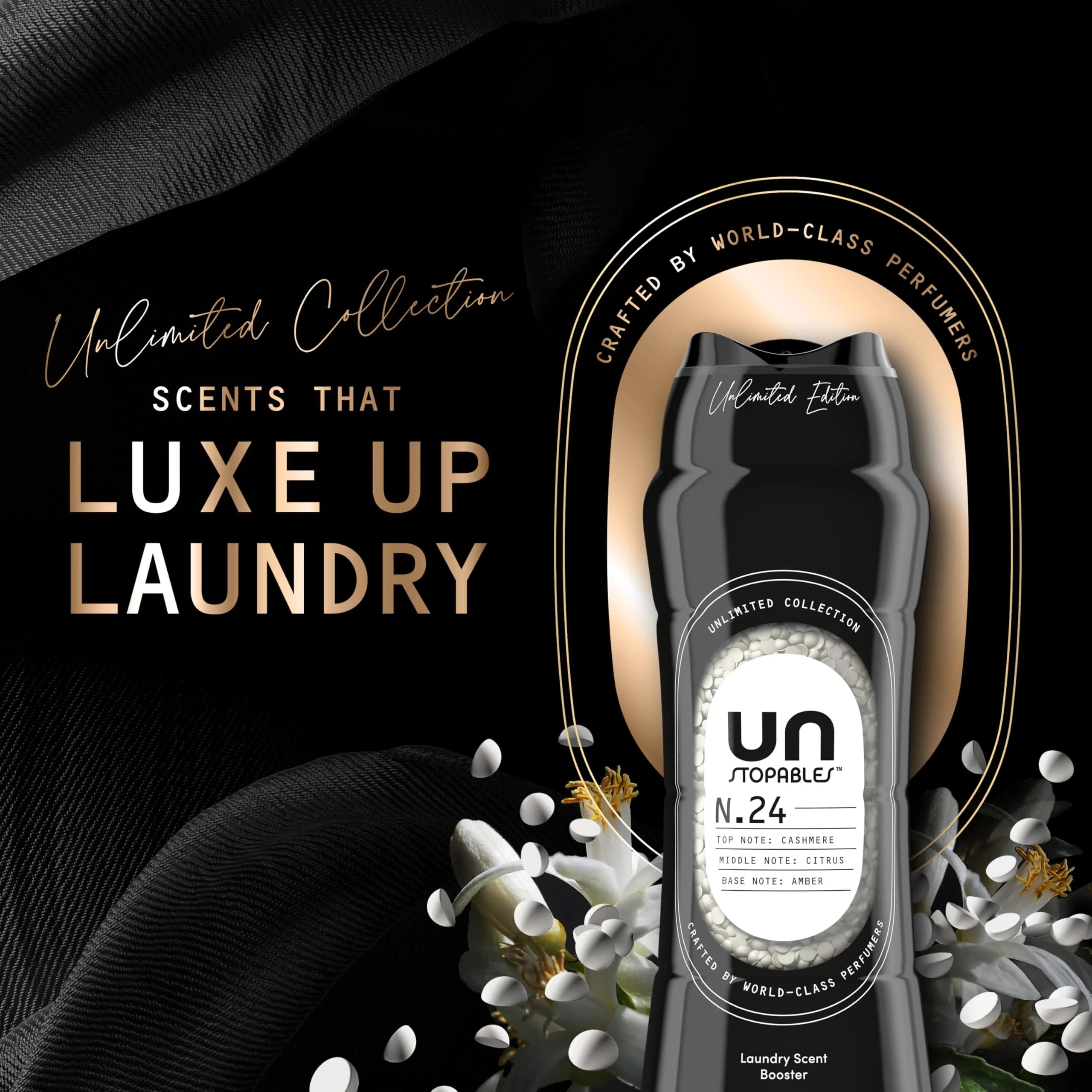 Downy Unstopables Unlimited Collection In-Wash Laundry Scent Booster Beads, Fragrance No. 24, 21.1 oz - view 2