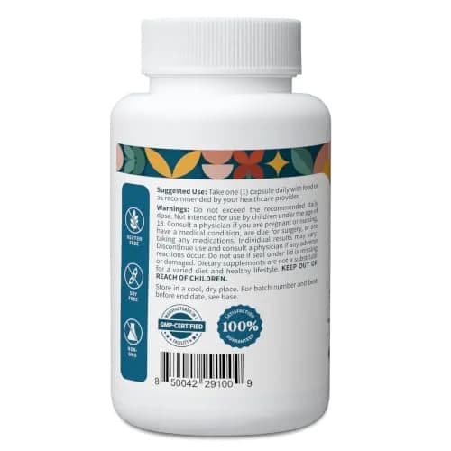 Pattern Wellness Vitamin K2 & D3 Supplement 120 Capsules thumbnail 2