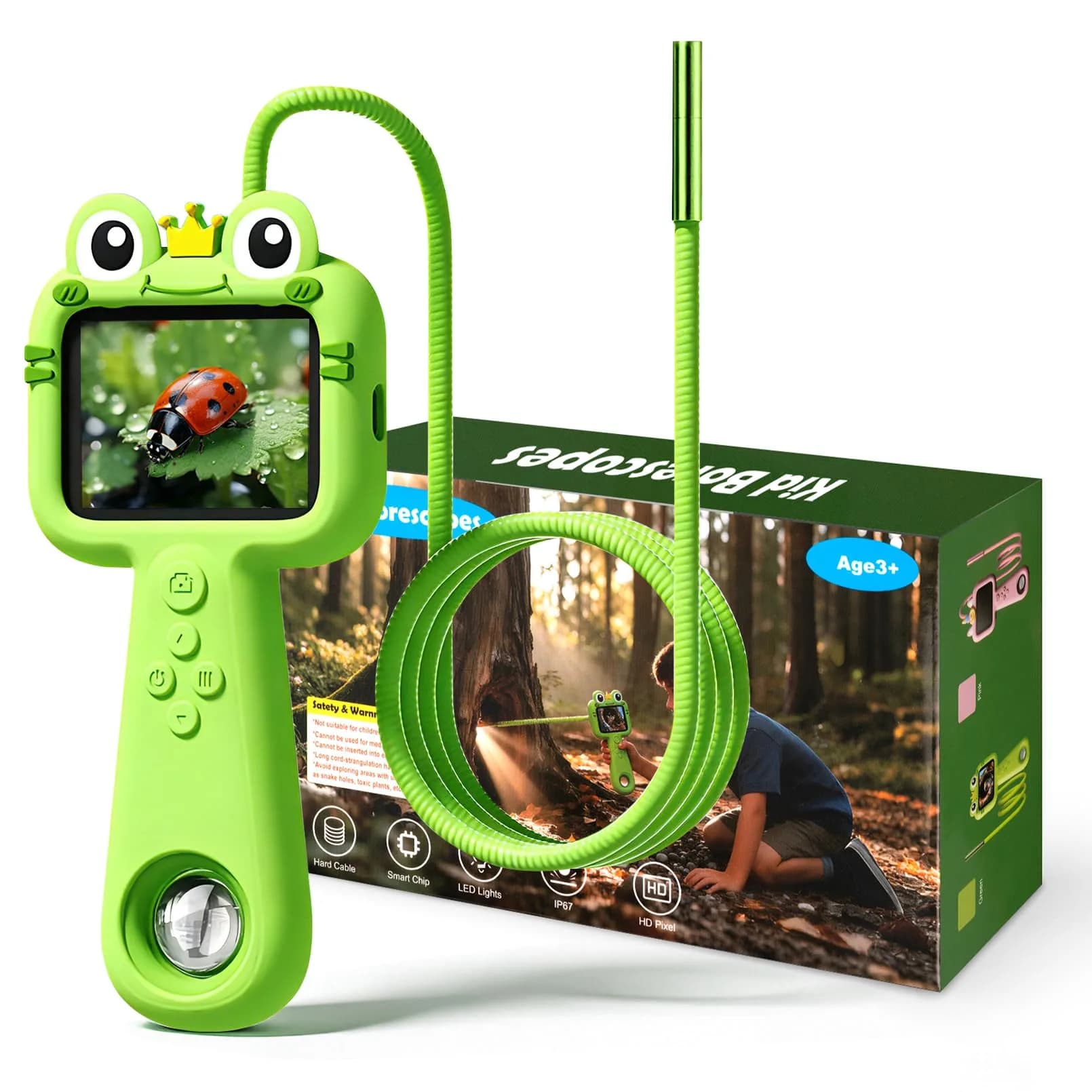 MOSA BEAR Kids Borescope with Light | STEM Science Exploration Toy for Ages 4-12 - main product image