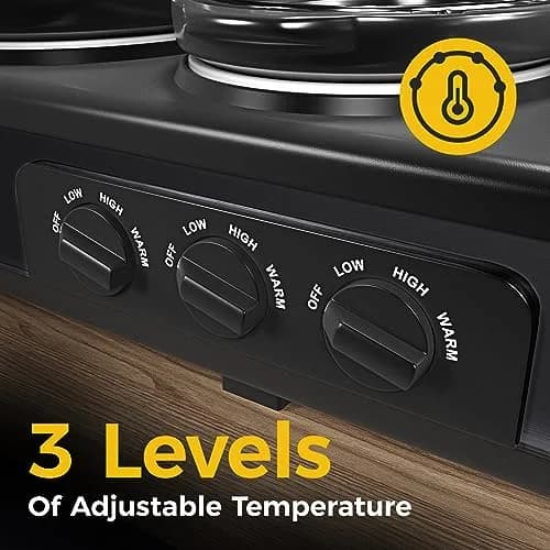 Sunvivi Triple Slow Cooker, Buffet Server & Warmer with 3 Removable Ceramic Pots, 4.5 Quarts | Versatile Multi-Task Kitchen Appliance thumbnail 3