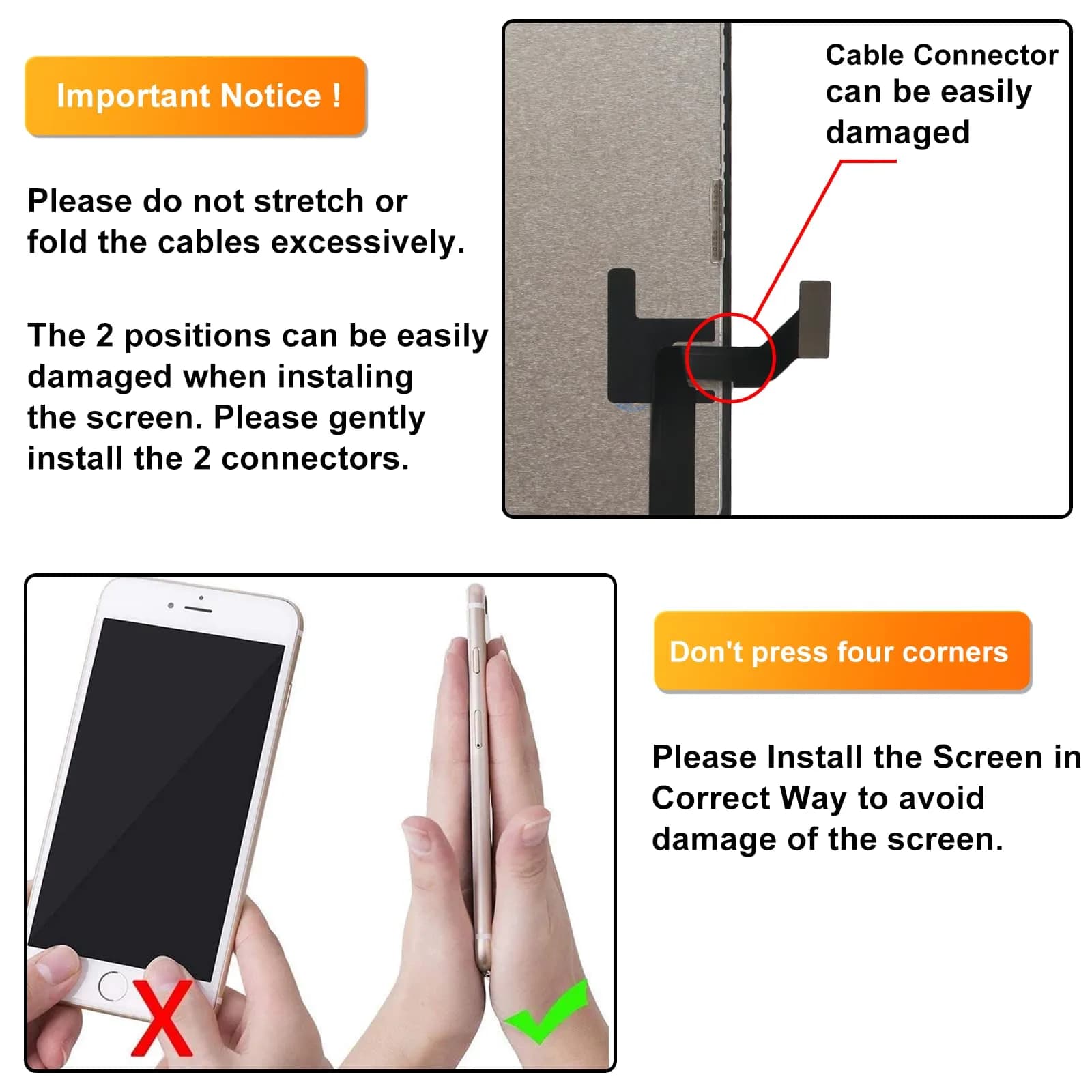 LL TRADER iPhone 16 Pro Screen Replacement 6.3" FHD LCD Touch Digitizer with Repair Kit - view 6