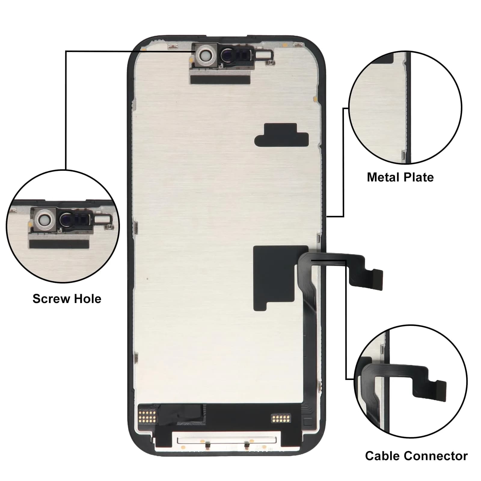 LL TRADER iPhone 16 Pro Screen Replacement 6.3" FHD LCD Touch Digitizer with Repair Kit - view 3