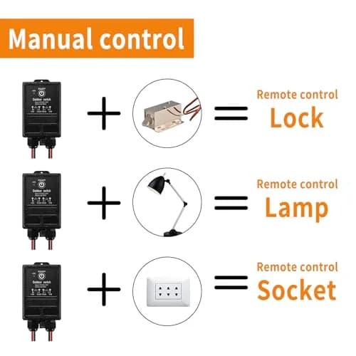 WOODGUILIN 12V Relay Remote Switch Wireless Relay Switch DC 12V-72V | Long Range, Waterproof, High Power thumbnail 6
