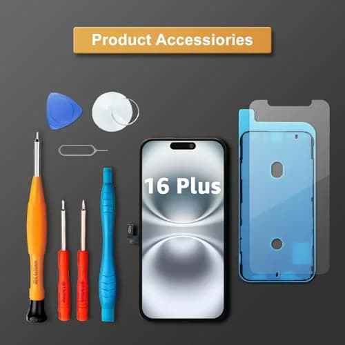LL TRADER iPhone 16 Plus Screen Replacement 6.7" FHD LCD Touch Panel with Repair Kit thumbnail 5