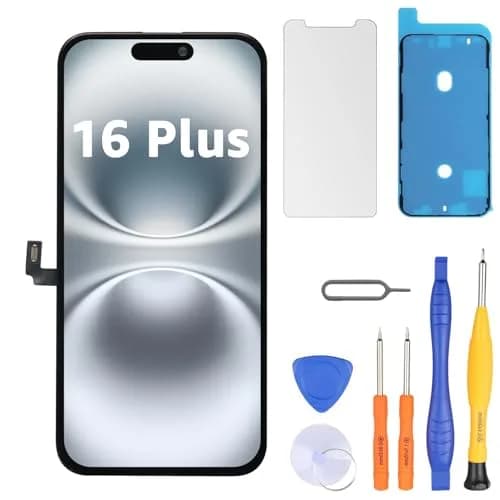 LL TRADER iPhone 16 Plus Screen Replacement 6.7" FHD LCD Touch Panel with Repair Kit thumbnail 1