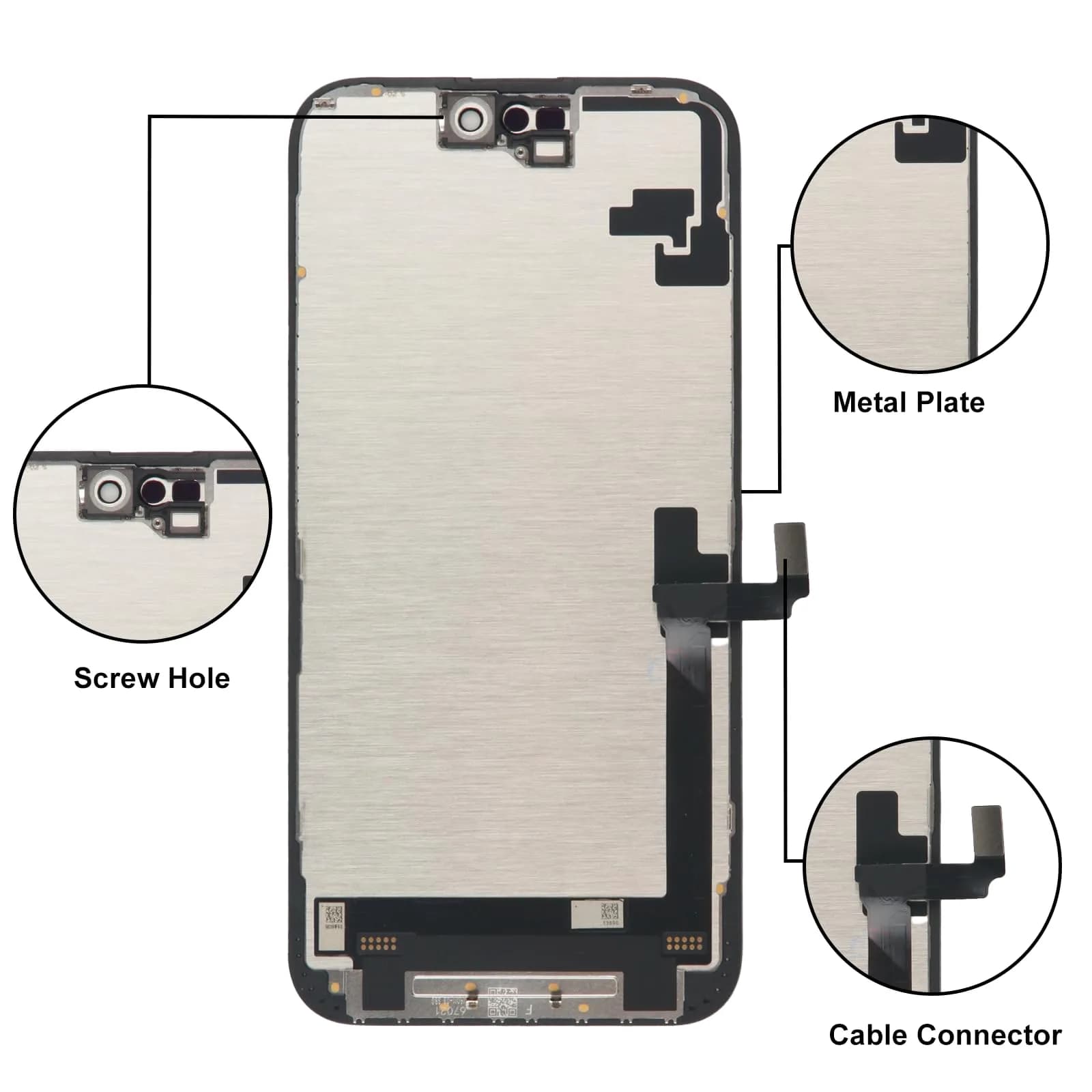 LL TRADER iPhone 16 Plus Screen Replacement 6.7" FHD LCD Touch Panel with Repair Kit - view 4
