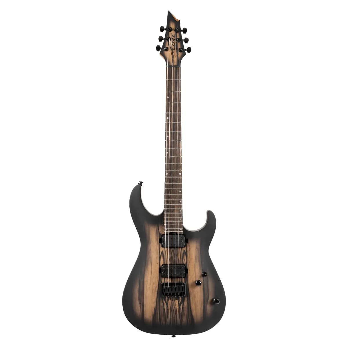 Cort KX500-NBB KX500 6-String Electric Guitar Natural Black Burst | Aggressive Power & Unique Ebony Top - main product image