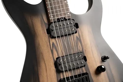 Cort KX500-NBB KX500 6-String Electric Guitar Natural Black Burst | Aggressive Power & Unique Ebony Top thumbnail 4