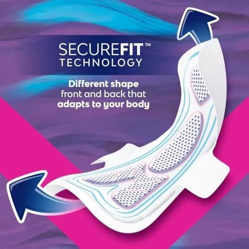 Saba Night Pads with Wings Heavy Flow | Ultra Thin Overnight Discreet Comfort thumbnail 3