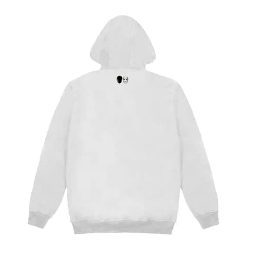 Peso Pluma Dinastía Logo Hoodie Large | 100% Cotton Fleece, Boxy Fit, White thumbnail 3