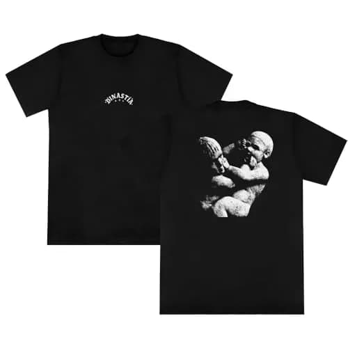 Peso Pluma Dinastía Artwork T-Shirt X-Large | Cotton Fleece, Crew Neck, Short Sleeve thumbnail 1