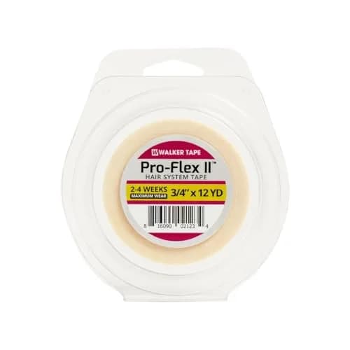 Walker Tape Pro-Flex II Hair System Tape, Wide Roll 3/4X12Y | Maximum 2-4+ Weeks, Flexible & Hypoallergenic thumbnail 1