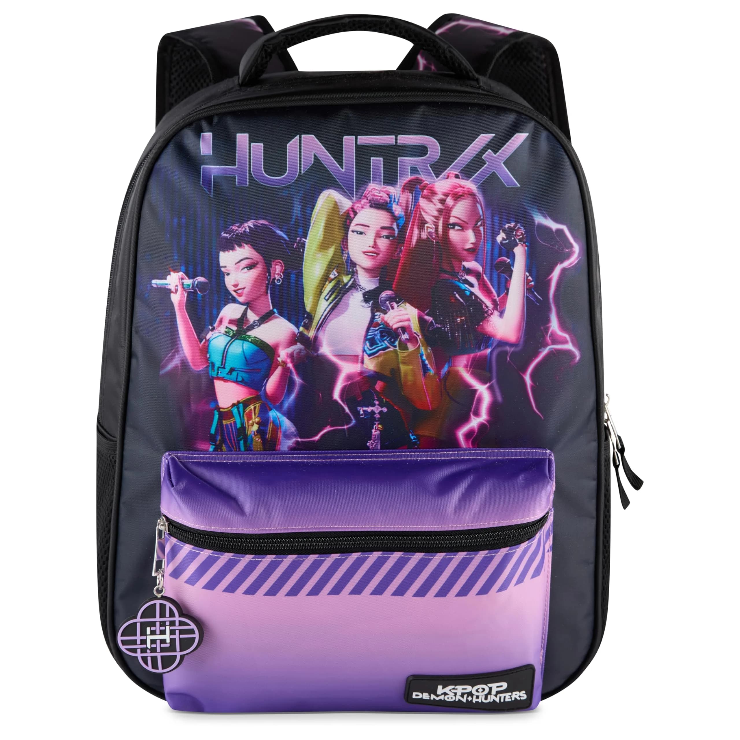 AI ACCESSORY INNOVATIONS K-Pop Demon Hunters Huntrix 16” Backpack for Girls | Water-Resistant, 20L, Adjustable Straps — Huntrix