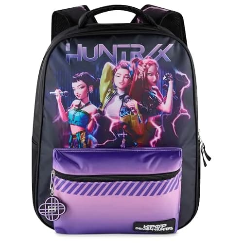 AI ACCESSORY INNOVATIONS K-Pop Demon Hunters Huntrix 16” Backpack for Girls | Water-Resistant, 20L, Adjustable Straps thumbnail 1
