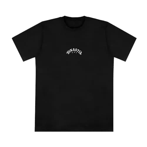 Peso Pluma Dinastía Artwork T-Shirt | 100% Cotton, Crew Neck, Black, Medium (US) | Durable Graphic Fit thumbnail 2