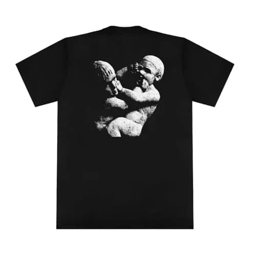 Peso Pluma Dinastía Artwork T-Shirt | 100% Cotton, Crew Neck, Black, Medium (US) | Durable Graphic Fit thumbnail 3