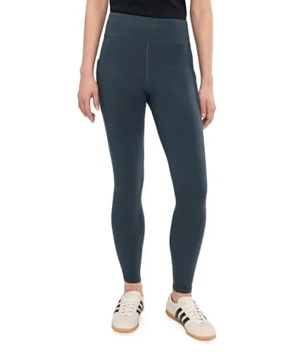 Pact Women's On the Go-to Pocket Legging | Skinny Fit, Organic Cotton & Elastane, Steel Blue, Medium thumbnail 1