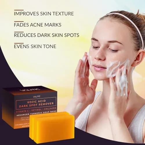 VALITIC Kojic Acid Dark Spot Corrector Soap Bars 200g (7 Oz) | Japanese Complex for Even Tone thumbnail 5