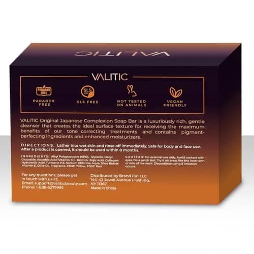 VALITIC Kojic Acid Dark Spot Corrector Soap Bars 200g (7 Oz) | Japanese Complex for Even Tone thumbnail 3
