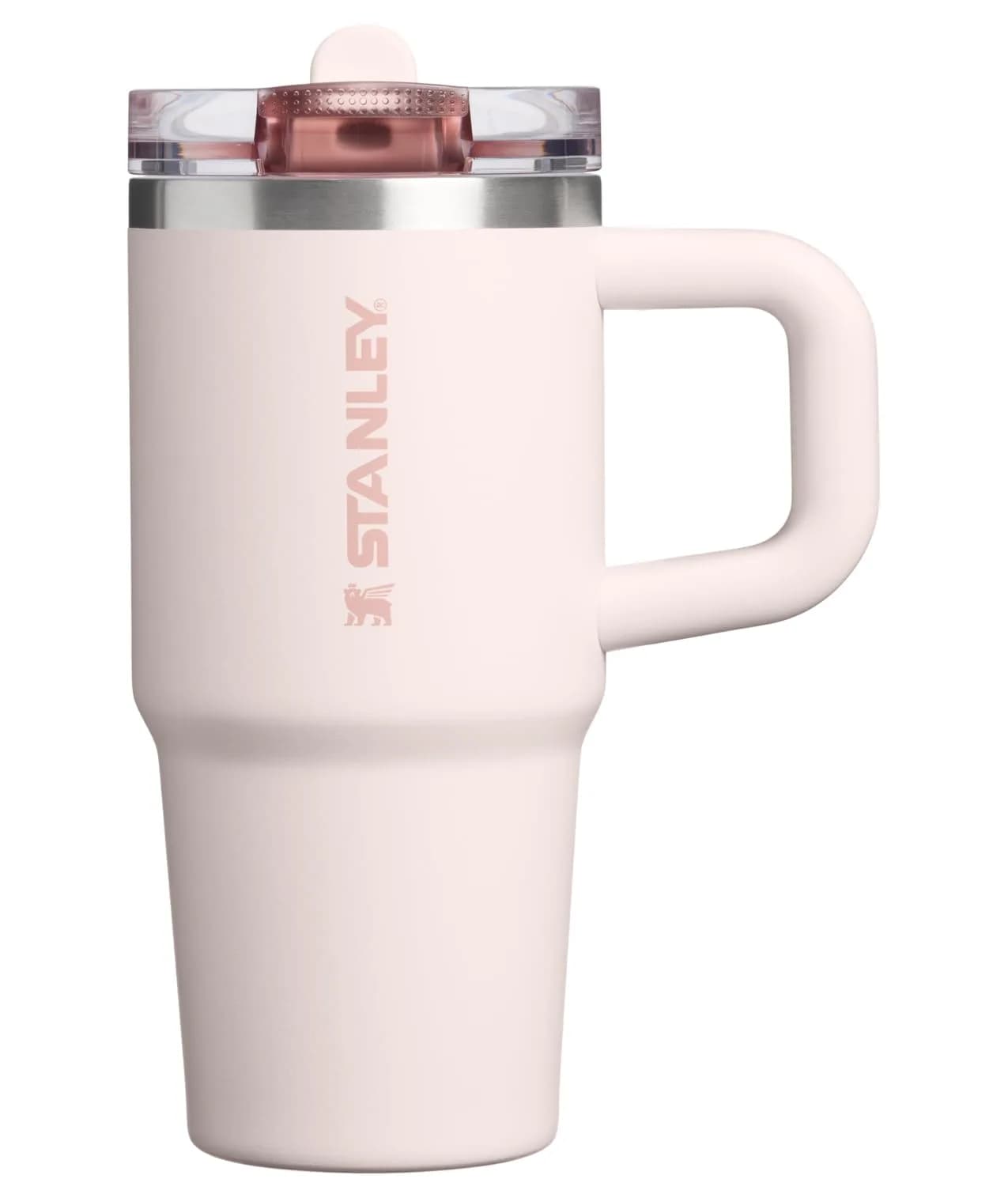 STANLEY Quencher ProTour Flipstraw Tumbler 14 oz Rose Quartz | Leakproof Insulated Stainless Steel Cup — 14 oz Rose Quartz