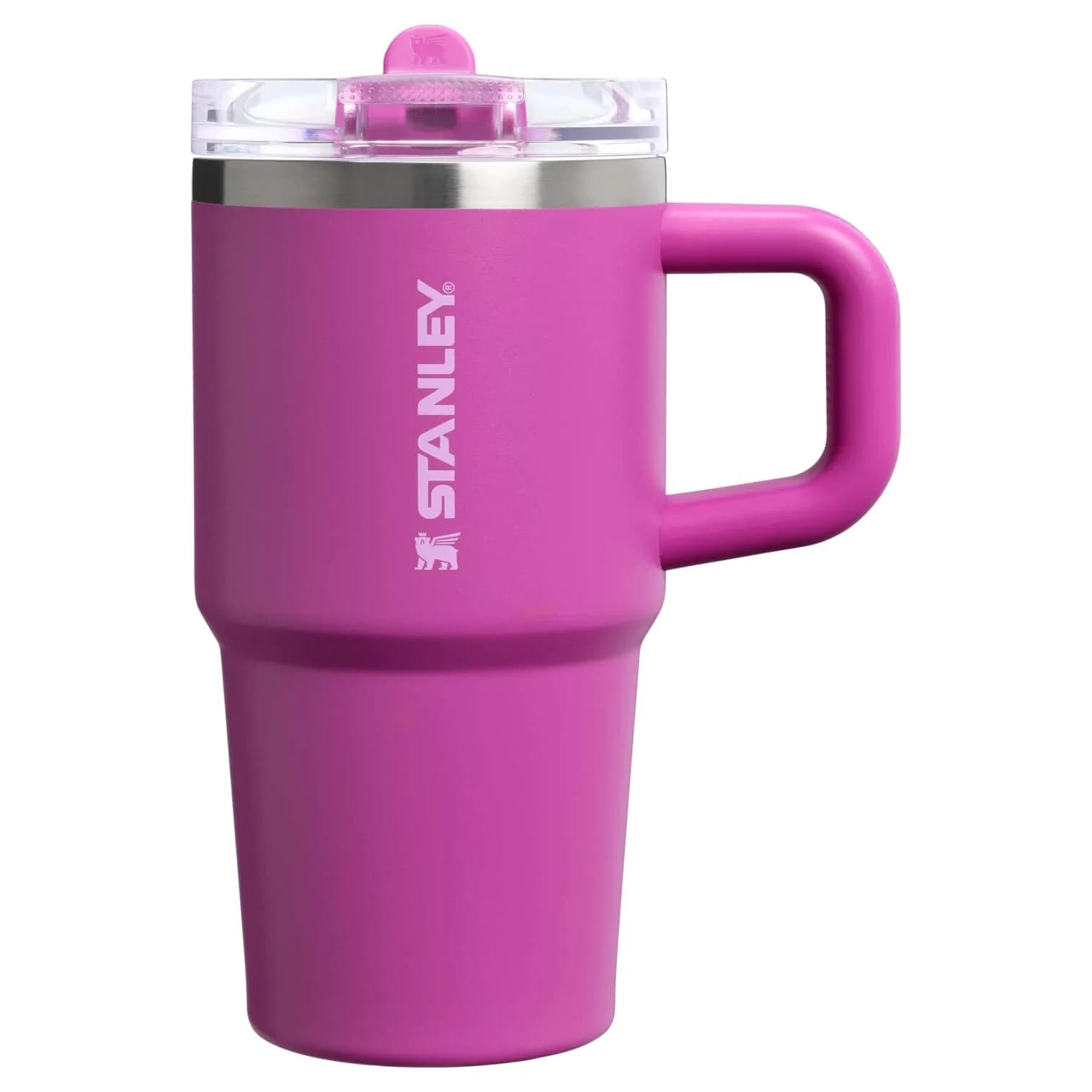 STANLEY Quencher ProTour Flipstraw Tumbler 20 oz Dark Blossom | Insulated Stainless Steel Cup with Handle & Built-in Straw — 20 oz Dark Blossom