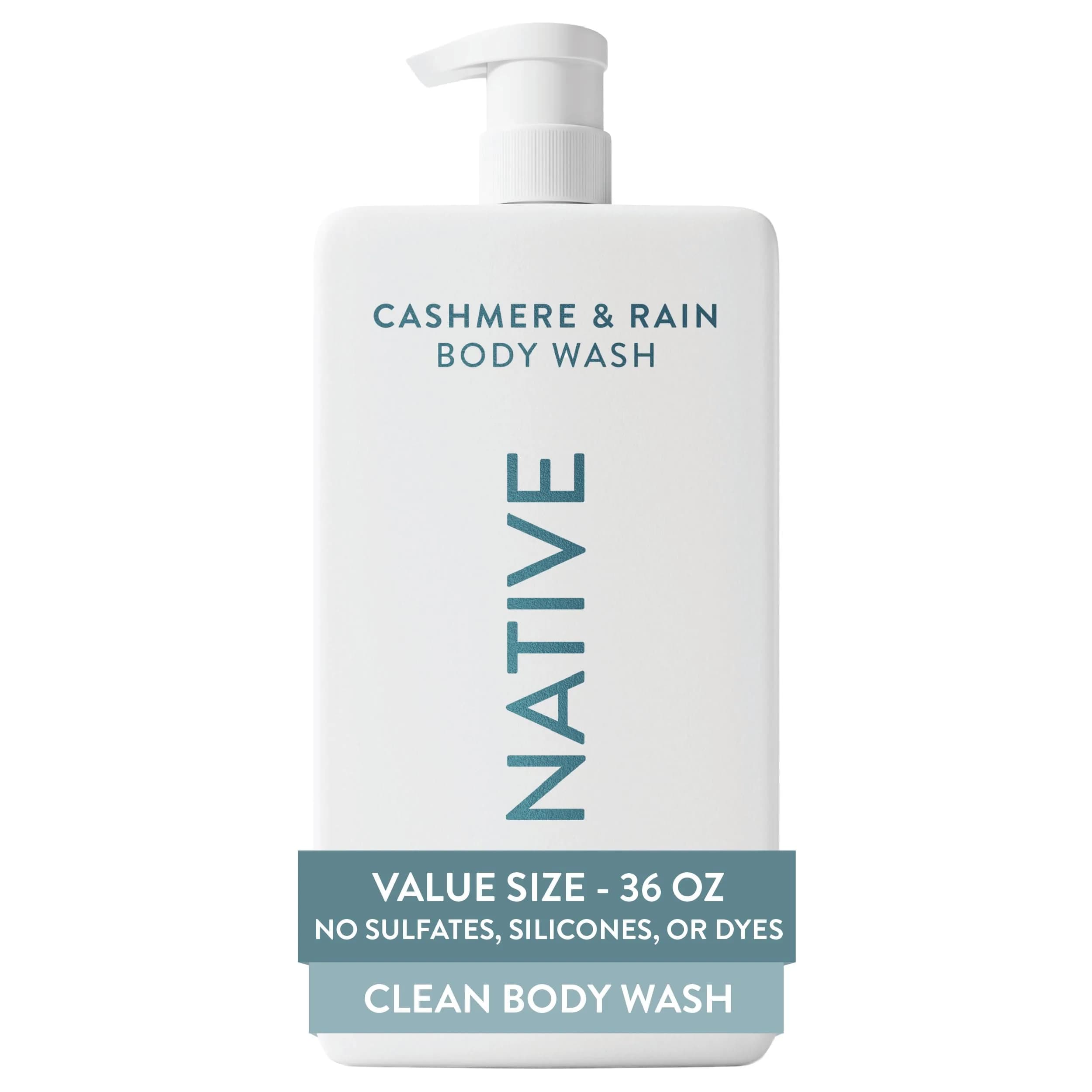 Native Coconut & Vanilla Scent Body Wash Liquid 1065ml (36 Fl Oz) | Gentle Cleanser for All Skin Types - main product image