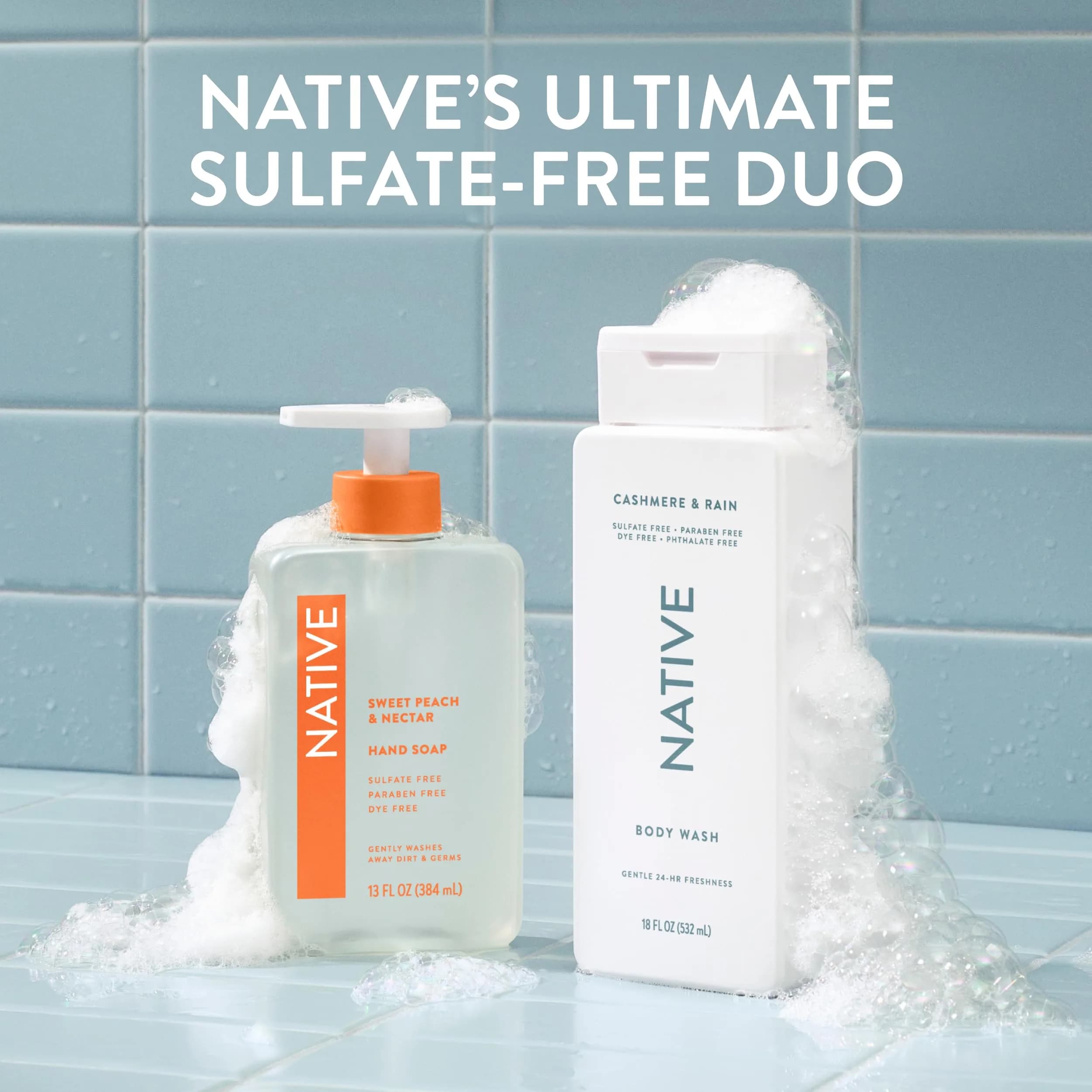 Native Coconut & Vanilla Scent Body Wash Liquid 1065ml (36 Fl Oz) | Gentle Cleanser for All Skin Types - view 8
