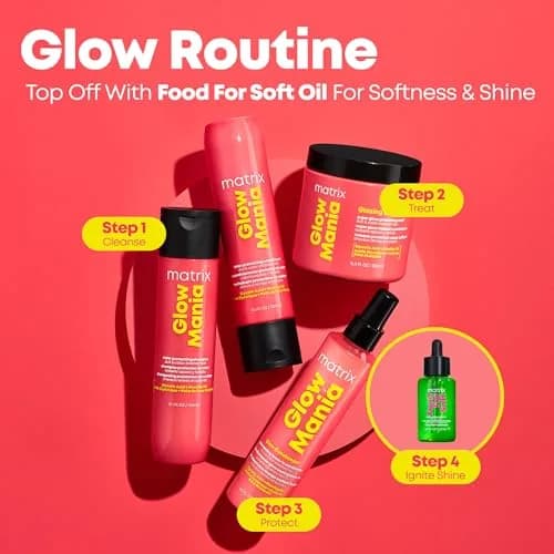 Matrix Glow Mania Mask Mini 100ml | Hair Gloss & Color Protection thumbnail 7