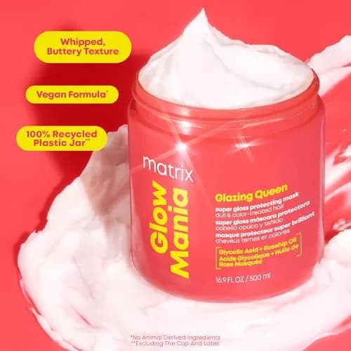 Matrix Glow Mania Mask Mini 100ml | Hair Gloss & Color Protection thumbnail 8