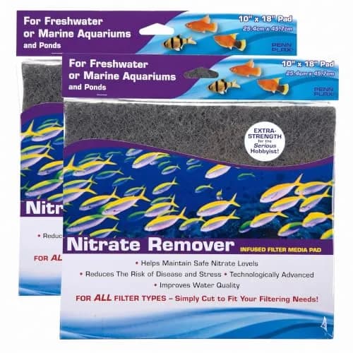 Penn-Plax Nitrate Reducer Aquarium Filter Media Pad 10" x 18" | Crystal Clear Water (70-120 chars) thumbnail 1