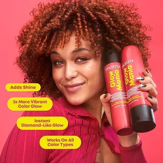 MATRIX Glow Mania Shampoo – For Color-Treated Hair, 1.7 Fl Oz | Enhances Shine & Vibrancy thumbnail 3